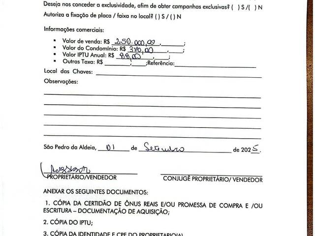 #3650 - Área para Venda em São Pedro da Aldeia - RJ - 2